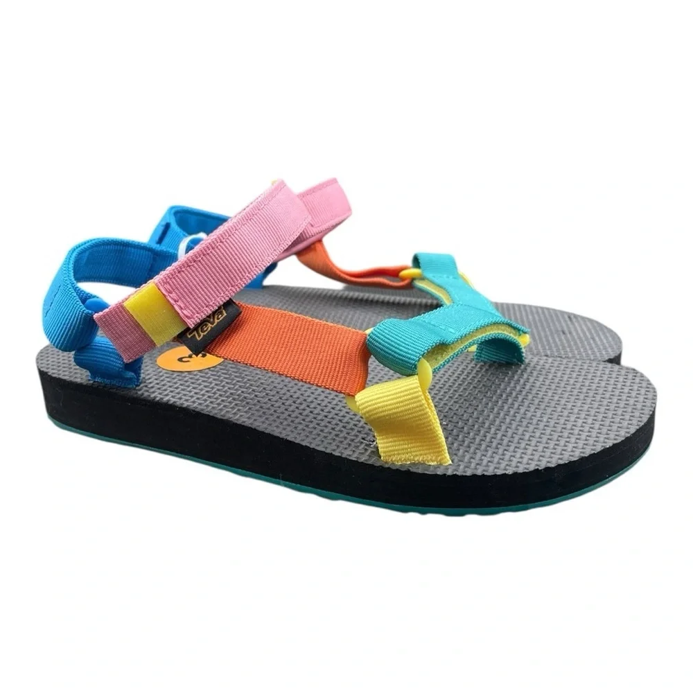 Teva Youth Multicolor Kids Sandals size 3 color: 90’s mult - Picture 1 of 9